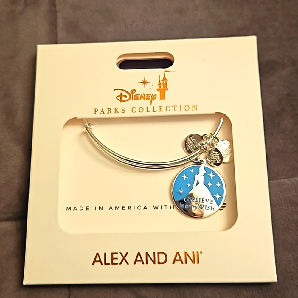 Alex and Ani Brand New Unused Cinderella Believe In Every Wish Bracelet